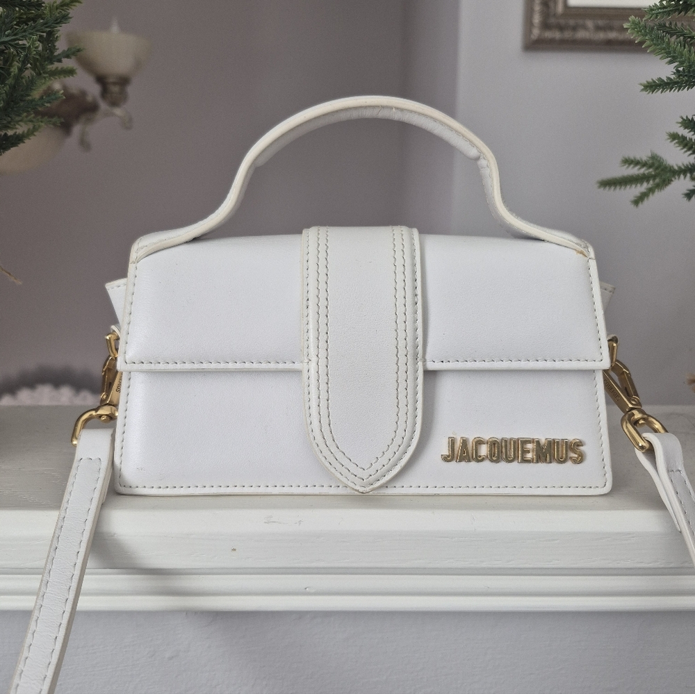 Jacquemus The Bambino In White Bag